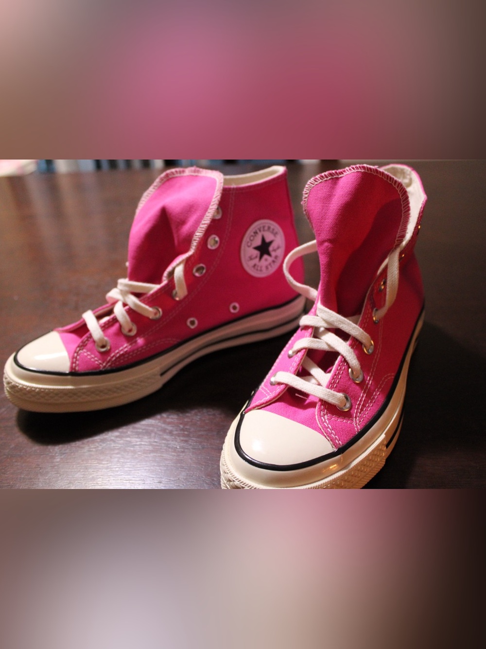 Unisex Converse Chuck 70 Seasonal Colour High Top Rough Raspberry - Picture 2 of 6